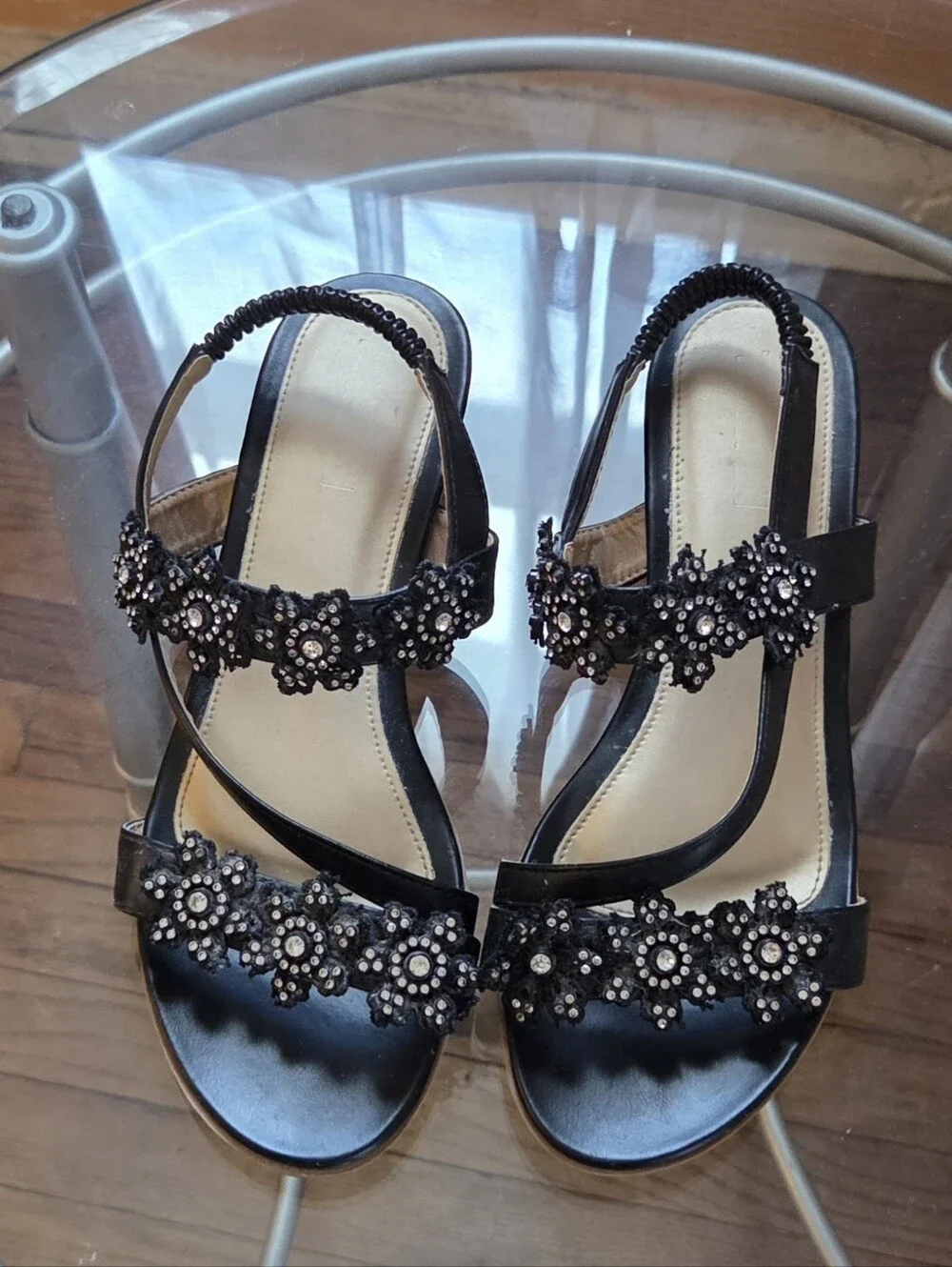 Temofon black wedge